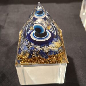 Orgonite Oeil de Nazar et Lapis Lazuli