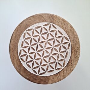 Petite Table d’Autel impression Blanche Fleur de Vie